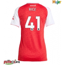 Camiseta Arsenal Declan Rice #41 Primera Equipación para mujer 2025-26 manga corta